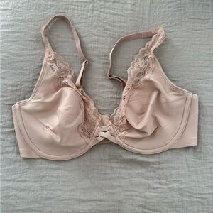Soma Lace Trimmed Bra in Light Pink